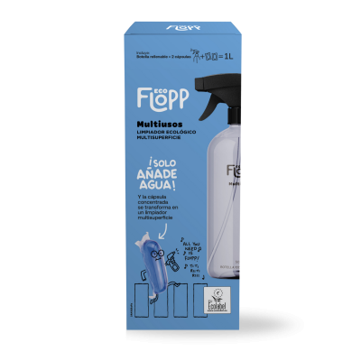 Kit limpiador Multiusos FLOPP ECO botella + recarga