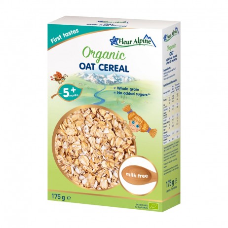 Cereal infantil de avena Orgánico 5m+ - 0