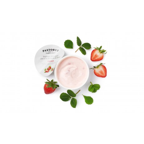 Yogur artesanal con fresas Pastoret 125g - 1