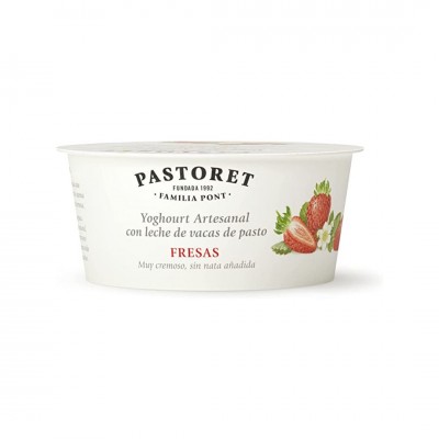 Yogur artesanal con fresas Pastoret 125g