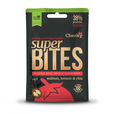 Snack Superbites ternera, nueces, tomate y chía ECO Cherky 30g