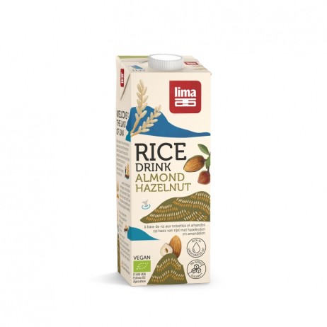 Bebida de arroz con avellana y almendra Lima 1L - 0