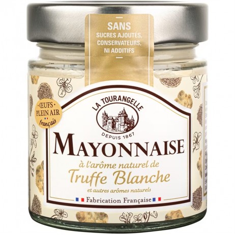 Mayonesa con sabor natural a trufa blanca La Tourangelle 160g - 0