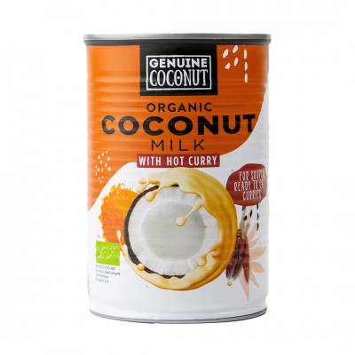 Leche de coco con curry picante ECO Genuine Coconut 400ml