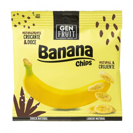Chips banana original Genuine Coconut 45g - 0