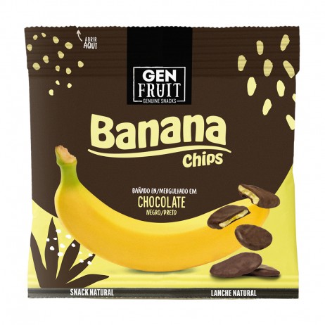 Chips banana chocolate Orgánica Genuine Coconut 45g - 0