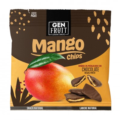 Chips mango chocolate Orgánico Genuine Coconut 40g