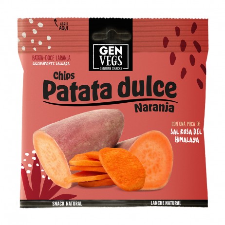 Chips boniato naranja Orgánico Genuine Coconut 45g - 0