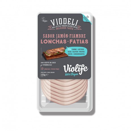 Lonchas de jamón vegano Violife 100g - 0