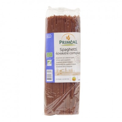 Espagueti trigo espelta integral Priméal 500g