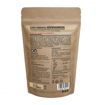 Super Fermented Ashwagandha ECO Orgánica Superfoods 21g