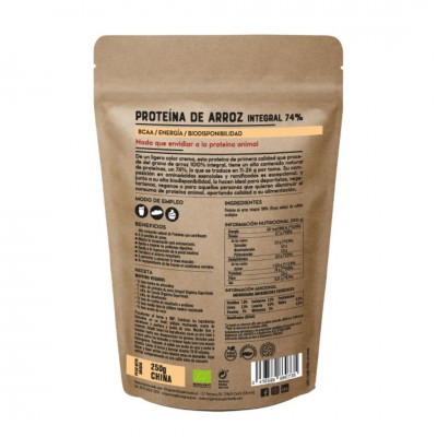 Proteína de arroz ECO Orgánica Superfoods 250g