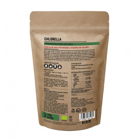 Chlorella en polvo ECO Orgánica Superfoods 150g - 1