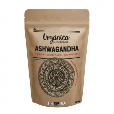 Ashwagandha en polvo ECO Orgánica Superfoods 100g