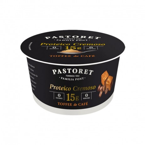 Yogur proteico cremoso toffee de café Pastoret 170g - 0