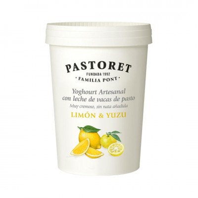 Yogur artesanal de limón y Yuzu Pastoret 500g