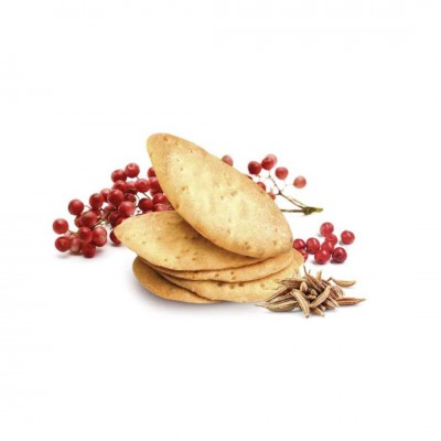 Crackers artesanas de pimienta roja, comino y aceite extra virgen de oliva Lady Joseph 100g