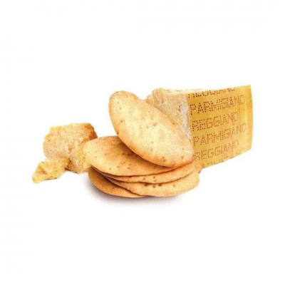 Crackers artesanas de queso Parmigiano Reggiano y aceite de oliva Lady Joseph 100g