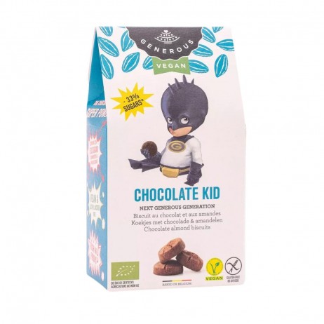 Galletas de chocolate veganas y sin gluten Kid ECO 100g - 0
