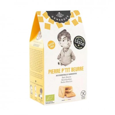 Galletas de mantequilla sin gluten Pierre P'tit Beurre ECO 100g