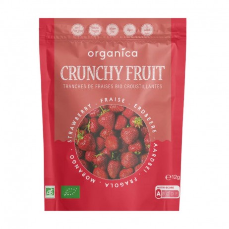 Fresas crujientes ECO Organica Down to Earth 12g - 0