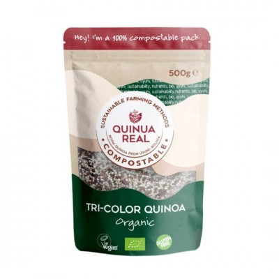 Grano tricolor de quinoa real ECO Quinua Real 500g