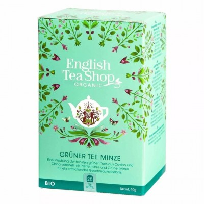 Té verde y menta ECO English Tea Shop 40g