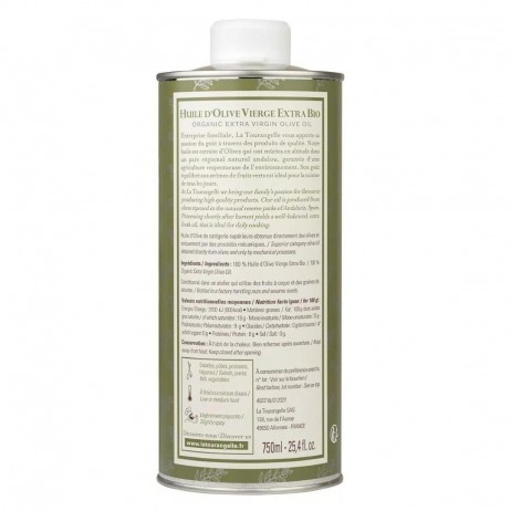 Aceite de oliva virgen extra ECO La Tourangelle 750ml - 1
