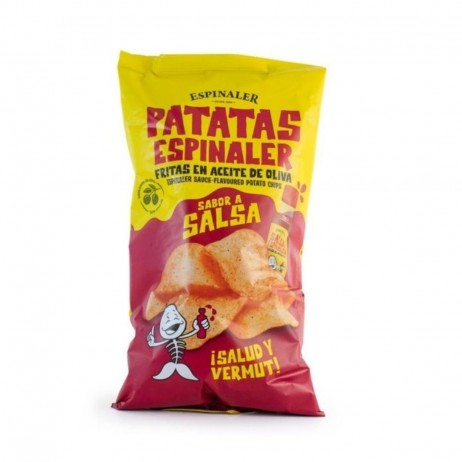 Patatas fritas con salsa original Espinaler 125g - 0
