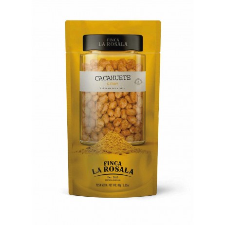 Cacahuete con curry Finca La Rosala 80g - 0