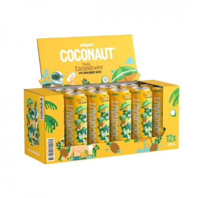 Agua de coco joven con zumo de piña Coconaut 20*320ml