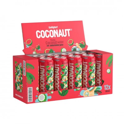 Agua de coco joven con zumo de sandía Coconaut 20*320ml
