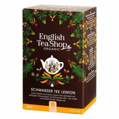 Infusión té negro y limón ECO English Tea Shop 40g