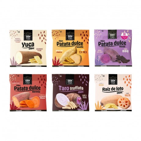 Pack 6 chips saladas Genuine Coconut - 0