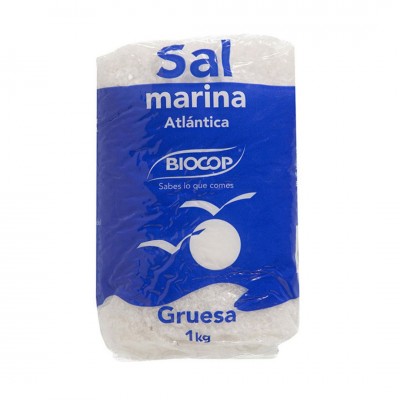 Sal marina atlántica gruesa Biocop 1kg