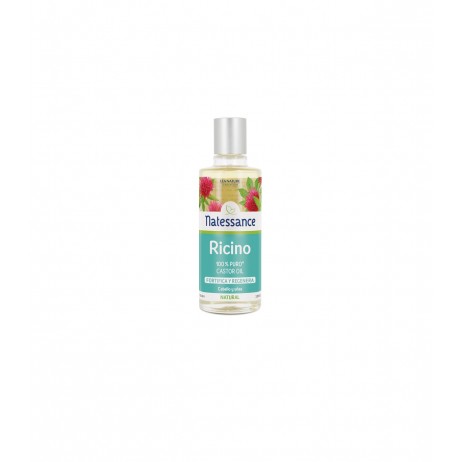 Aceite de Ricino natural 100% puro - 1a presión en frío - Natessance - 100ml - 0