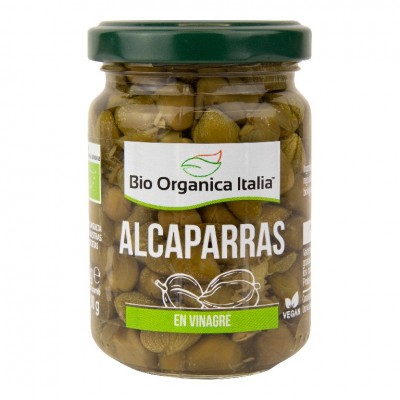 Alcaparras en vinagre Bio Organica Italia 140g