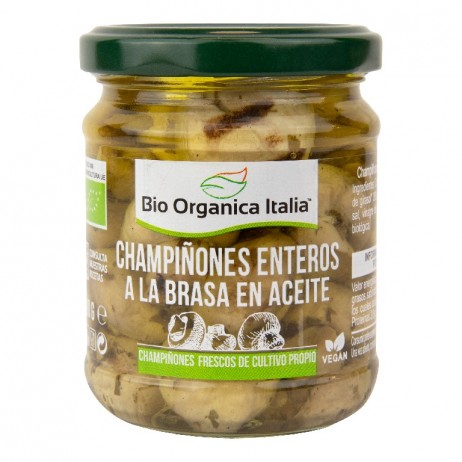 Champiñones a la brasa en aceite ECO Bio Organica Italia 190g - 0