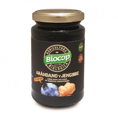 Compota de arándanos y jengibre ECO Biocop 265g