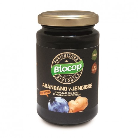 Compota de arándanos y jengibre ECO Biocop 265g - 0