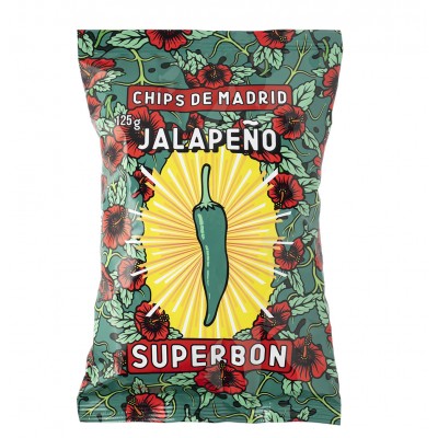 Patatas fritas con Jalapeño Superbon 125g
