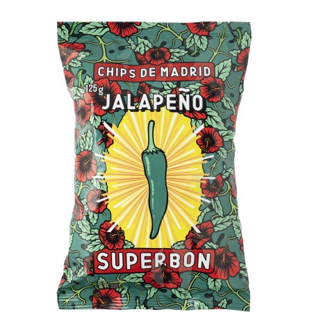 Patatas fritas con Jalapeño Superbon 125g - 0