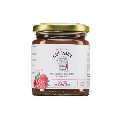 Mermelada de frambuesa ECO Cal Valls 240g  - 0