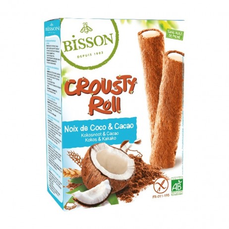 Crousty roll cacao coco Bisson 125g - 0