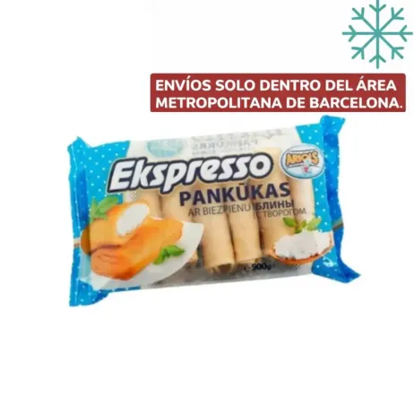 Crepe congelada  con requeson Ekspresso Ariols 500g  - 0