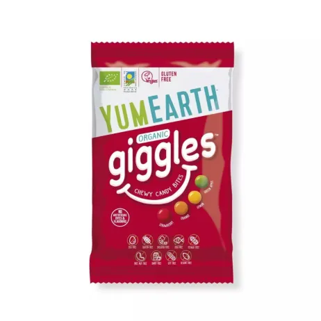 Caramelos suaves "Giggles" ecológicos YumEarth 40 g - 0