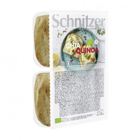 Pan de molde de chía y quinoa sin gluten Schnitzer 500g - 0