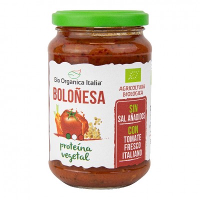 Salsa de tomate boloñesa vegana Bio Organica Italia 350g