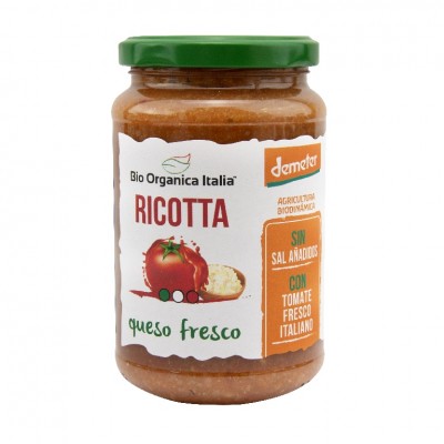 Salsa de tomate con Ricotta BIO Organica Italia 350g