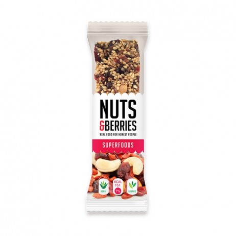 Barrita superfoods Nuts&Berries 40g - 0